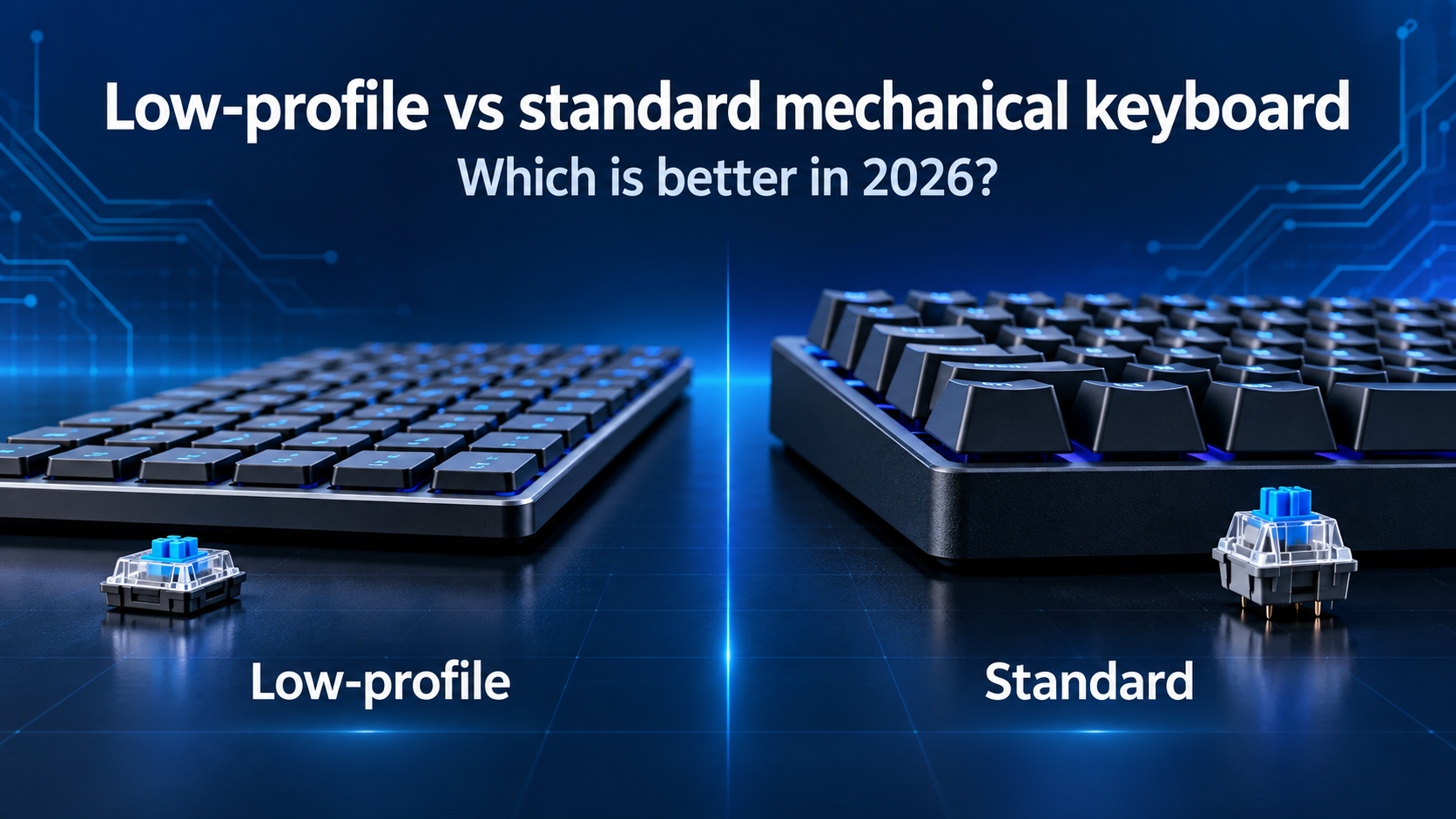 Low-Profile vs Standard Keyboard: Which is better in 2026?