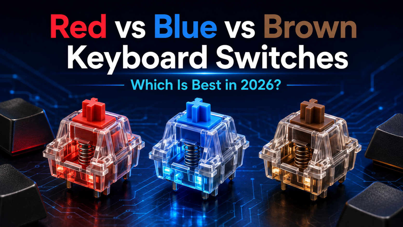 Red vs Blue vs Brown Switches: Which Is Best in 2026?