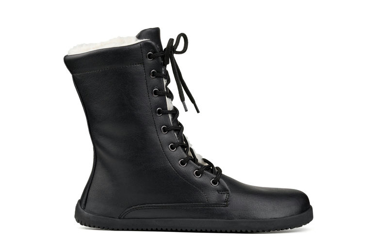 Jaya Winter Zip-up Black Boots
