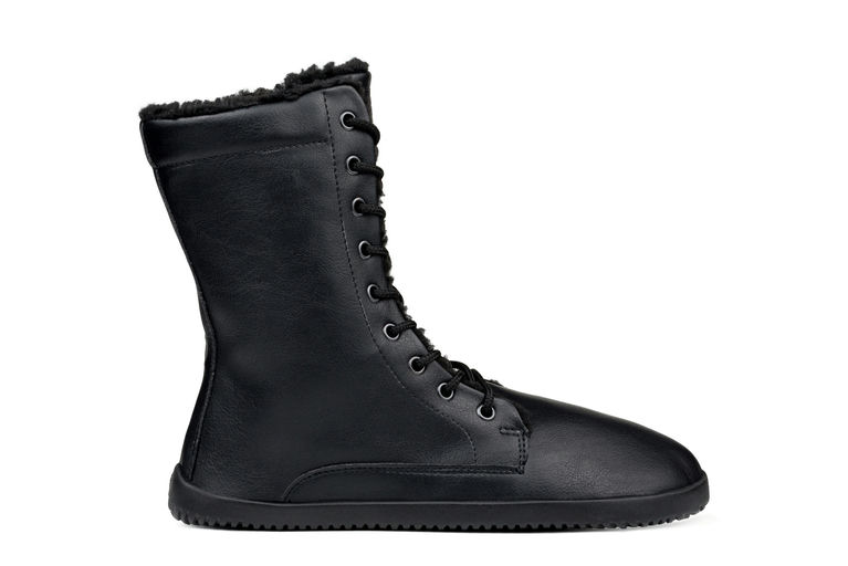 Jaya Winter Zip-up Boots - All Black
