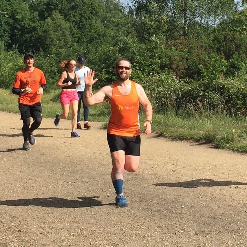 People running with Xero Shoes Prio Barefoot Shoe on