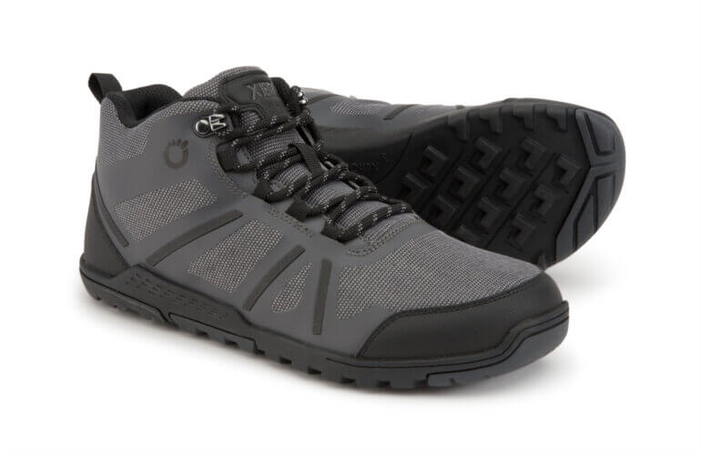 A pair of Xero Daylite Hiker fusion barefoot shoes