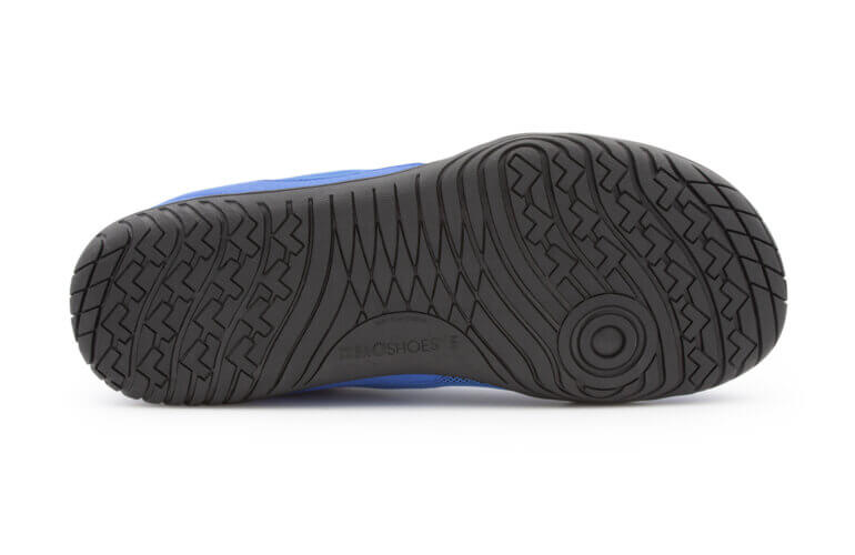 Xreo TSM BLG 360 barefoot shoe blue gray sole