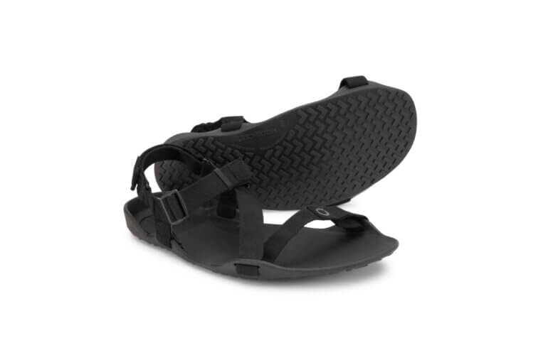 A pair of Xero barefoot sandals