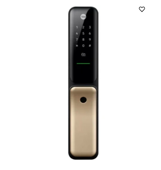 Yale Kyra Pro Push-Pull Smart Mortise Lock – Fingerprint, PIN & RFID Access | Champine Gold