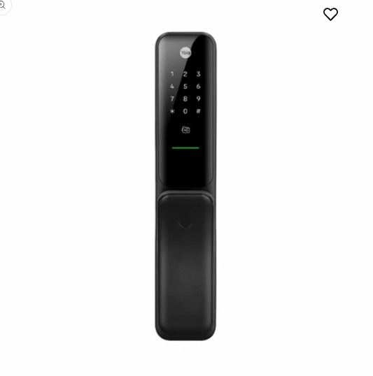 Yale Kyra Pro Push-Pull Smart Mortise Lock – Fingerprint, PIN & RFID Access | Champine Black