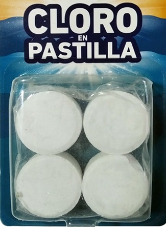 pastillas de cloro 4pzs