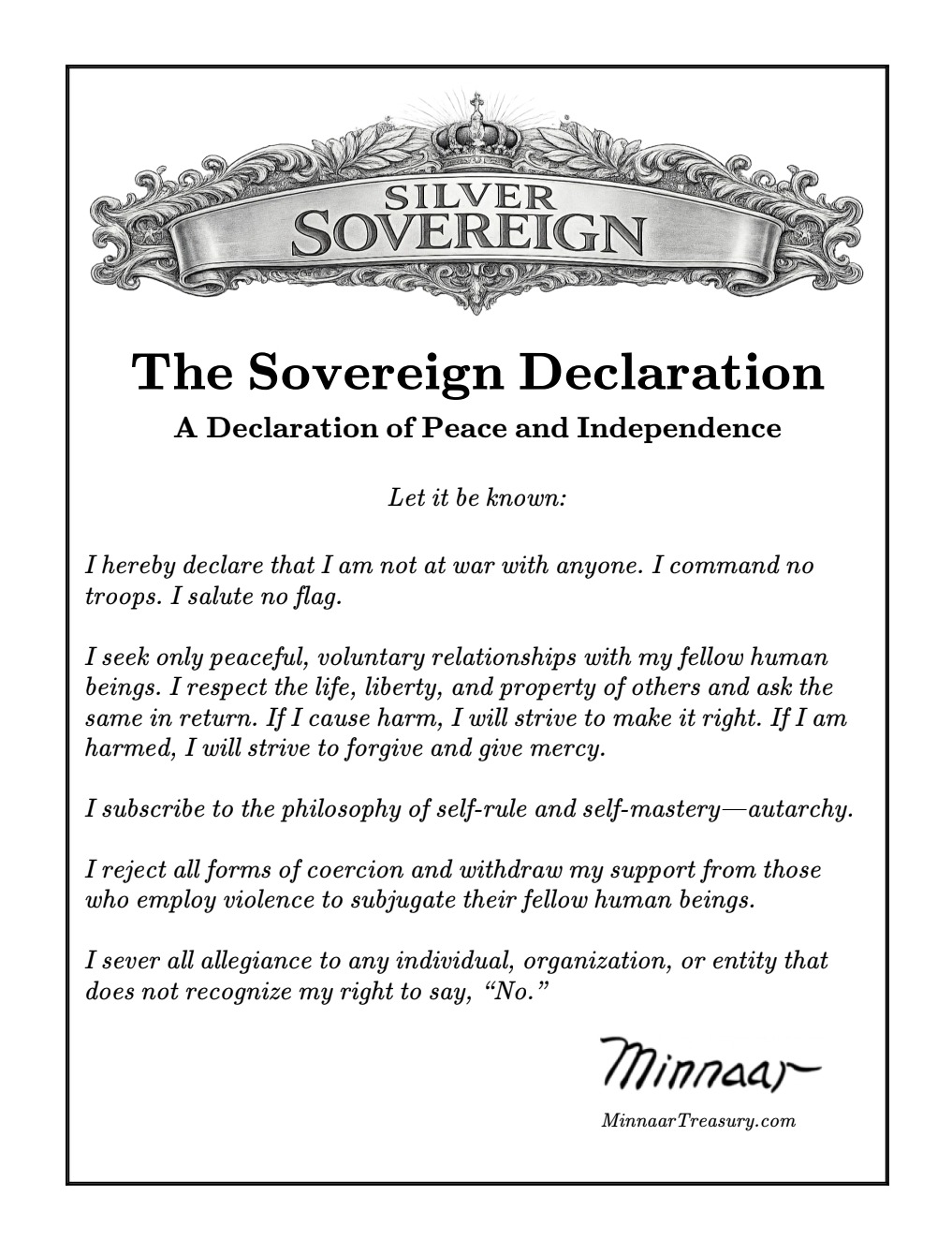 Silver Sovereign – 03061
