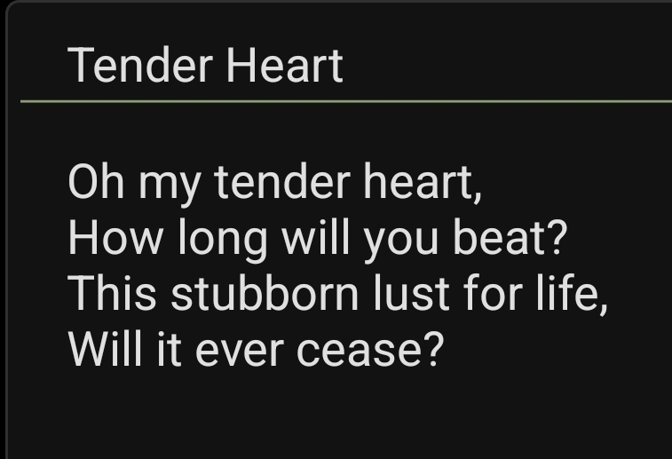 Tender Heart
