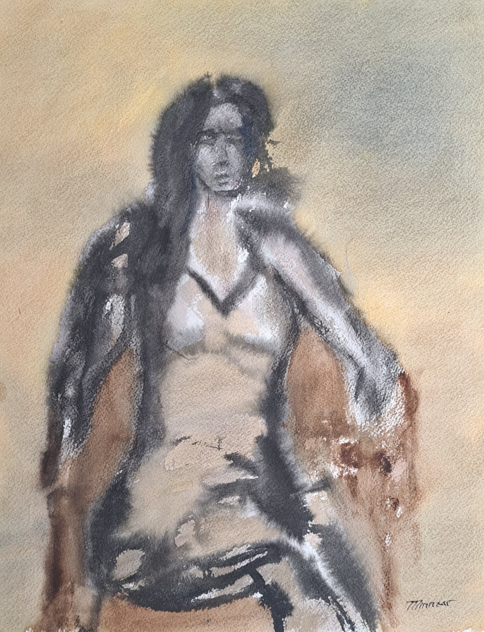 Lady Minnaar Painting