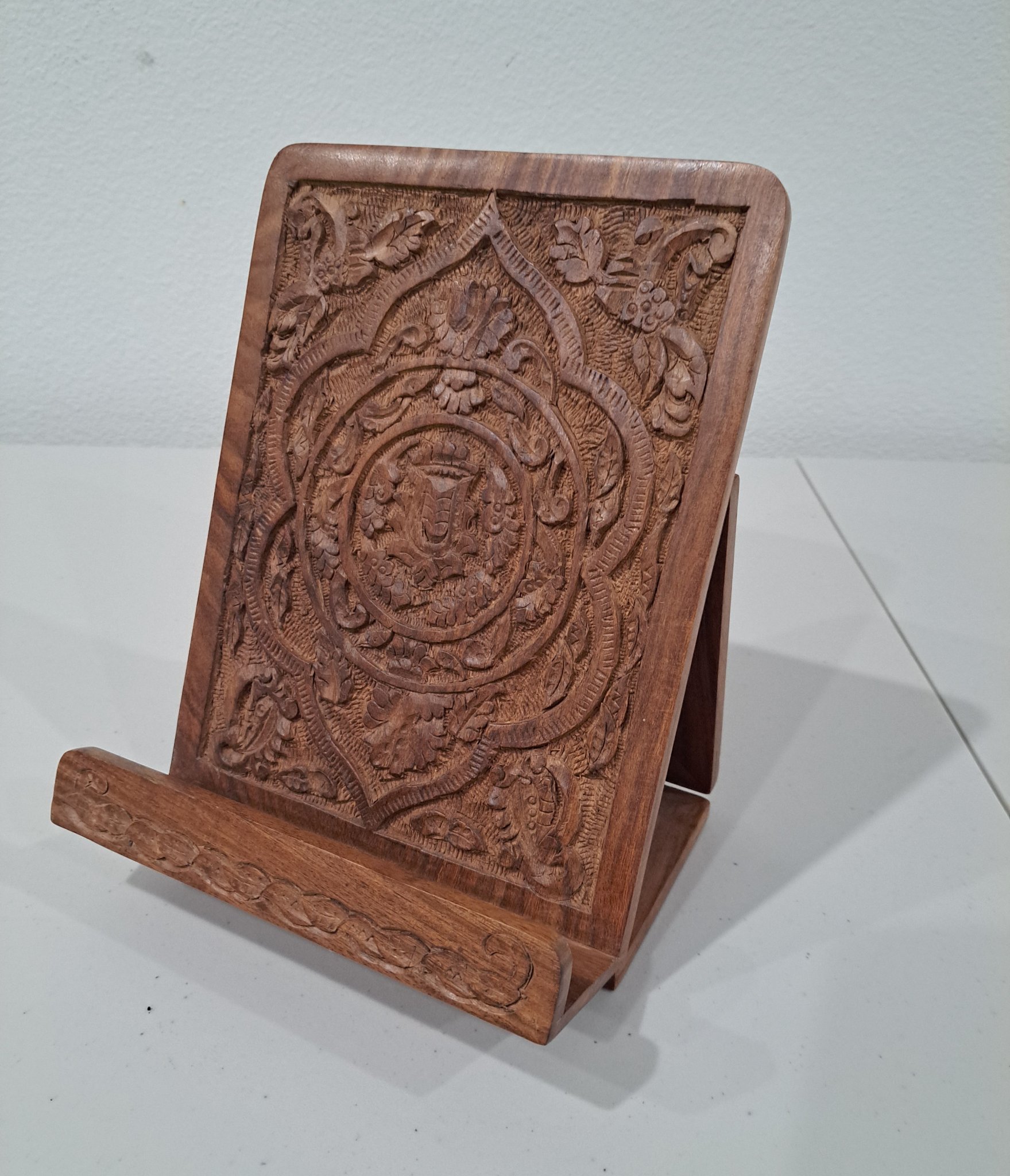 Hand-carved Bookholder