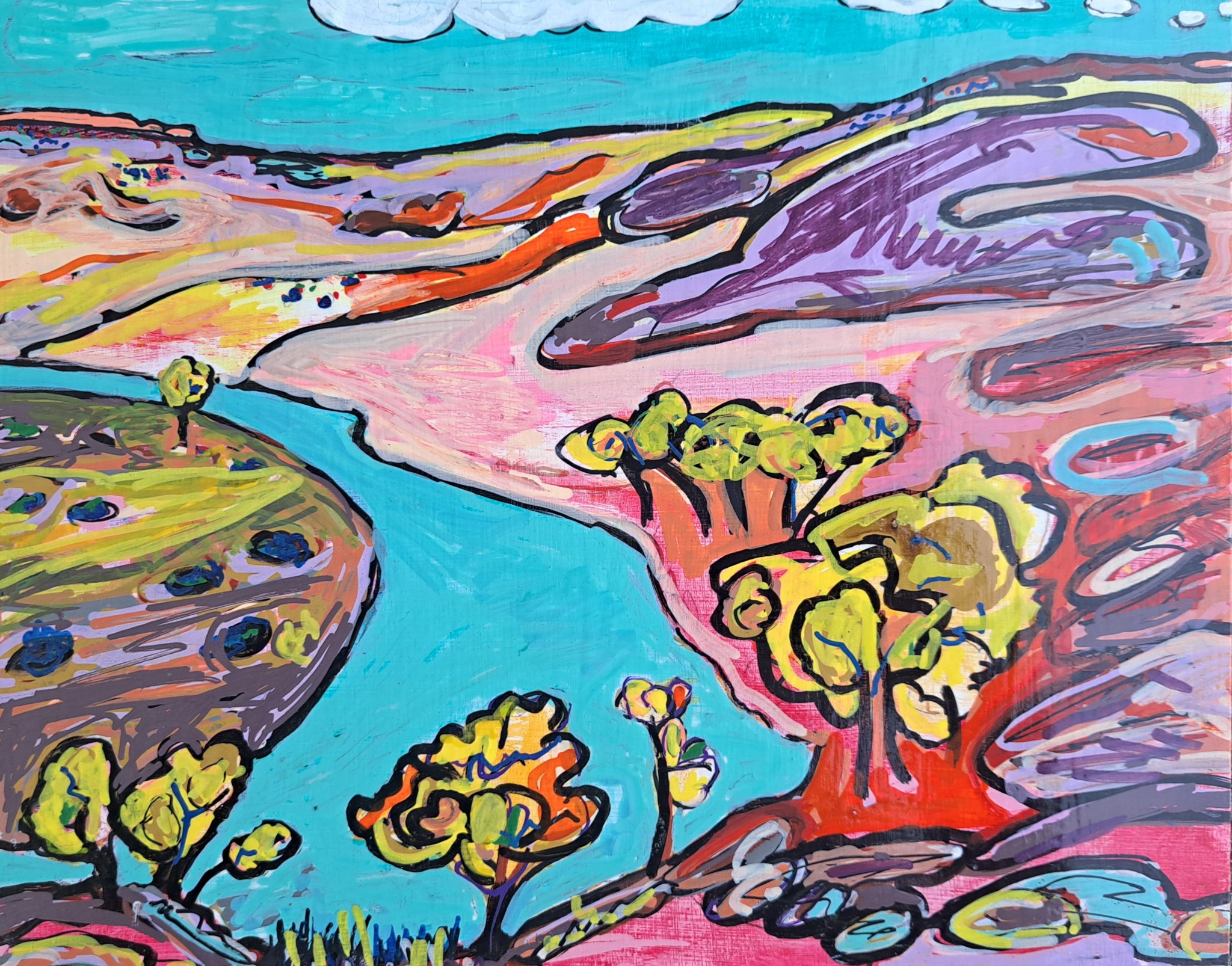 Mickey Bond Painting