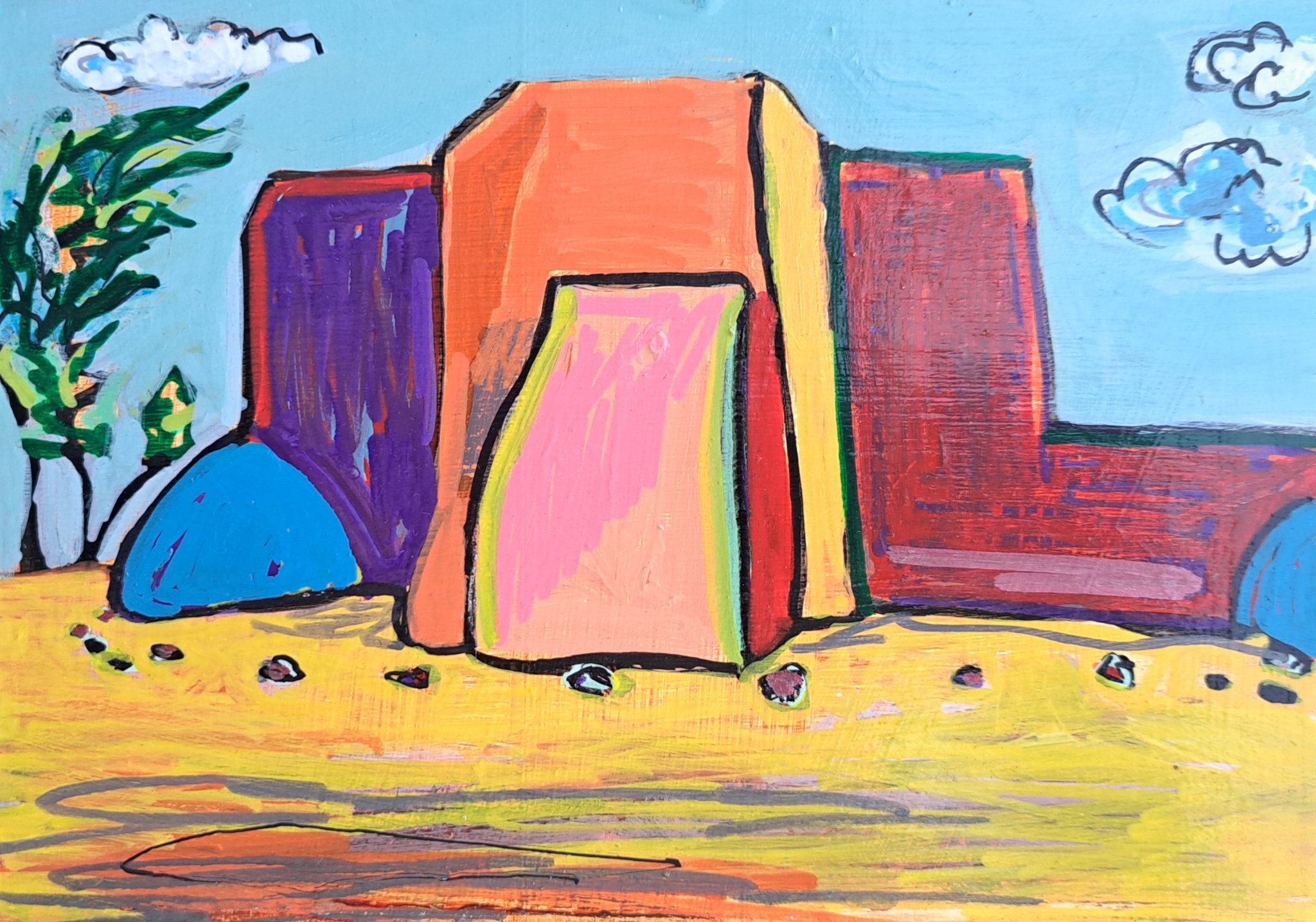 Mickey Bond Painting