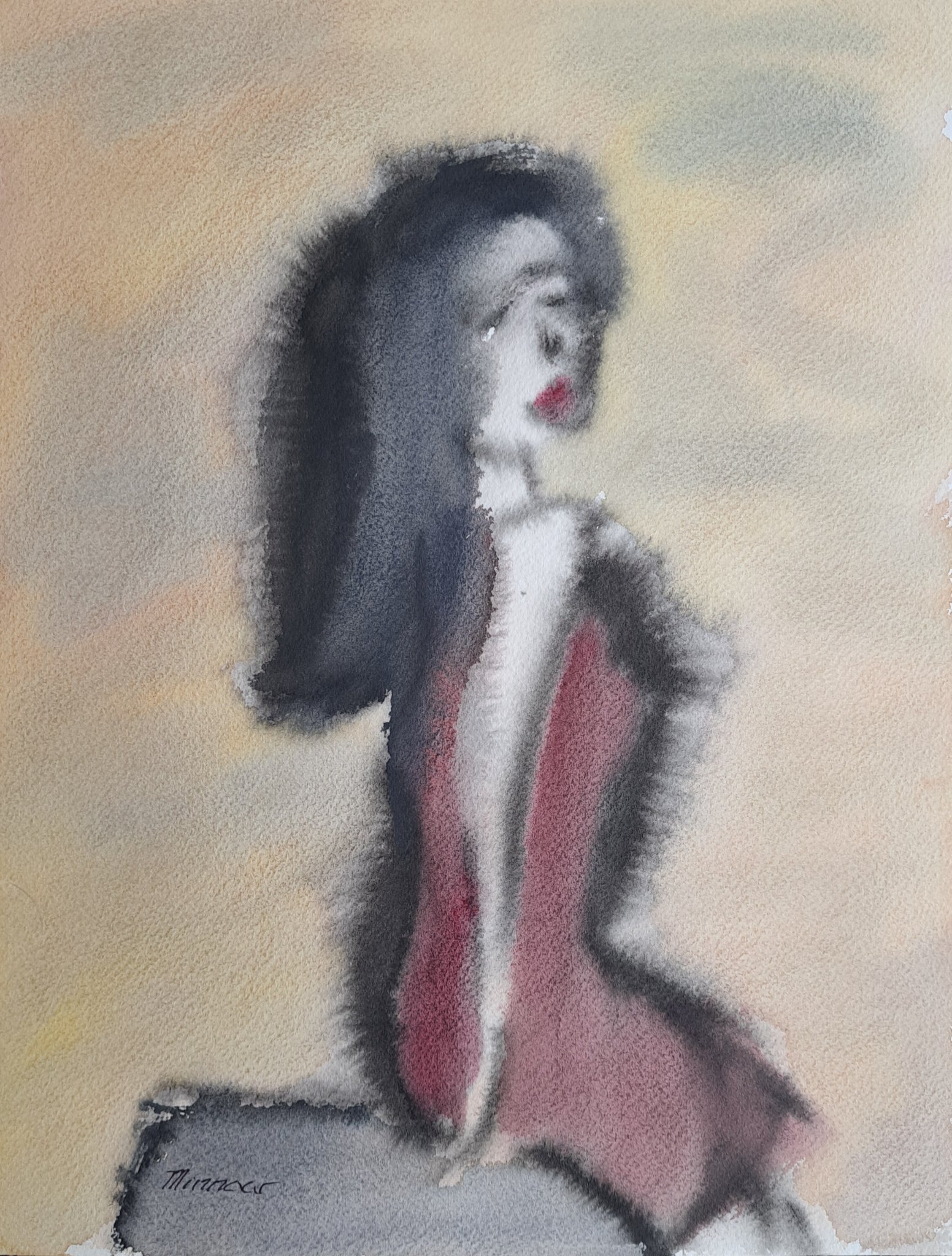 Lady Minnaar Painting