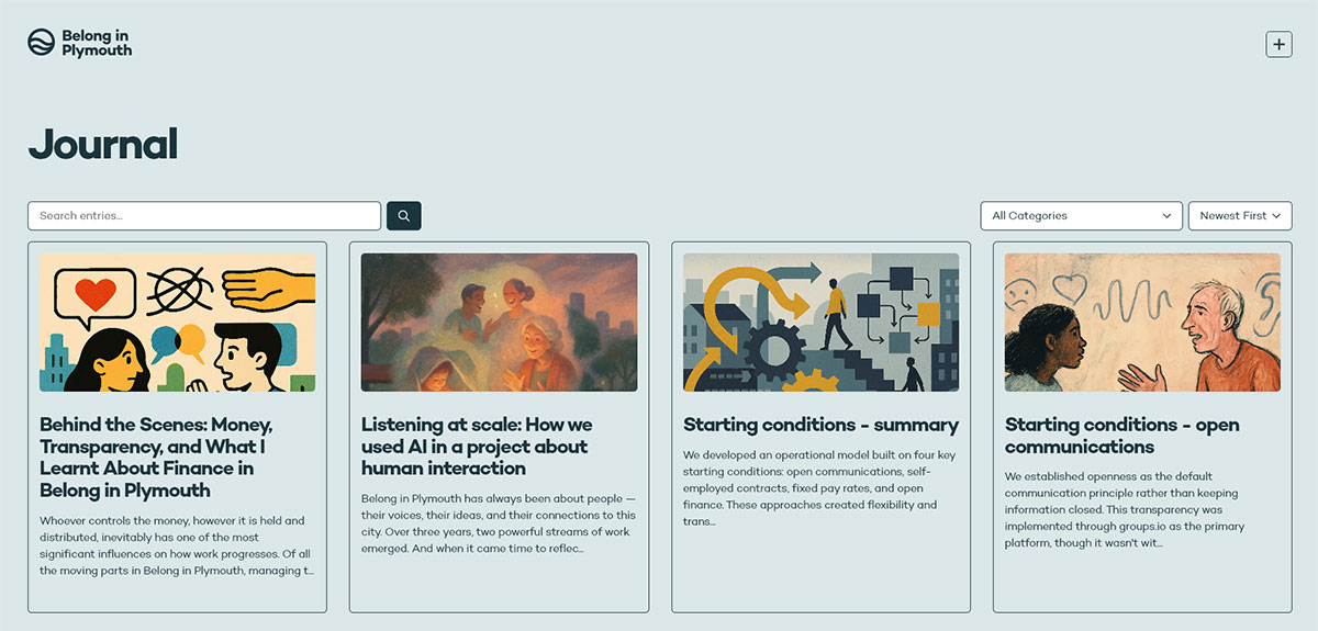 Belong in Plymouth Website - Image 1