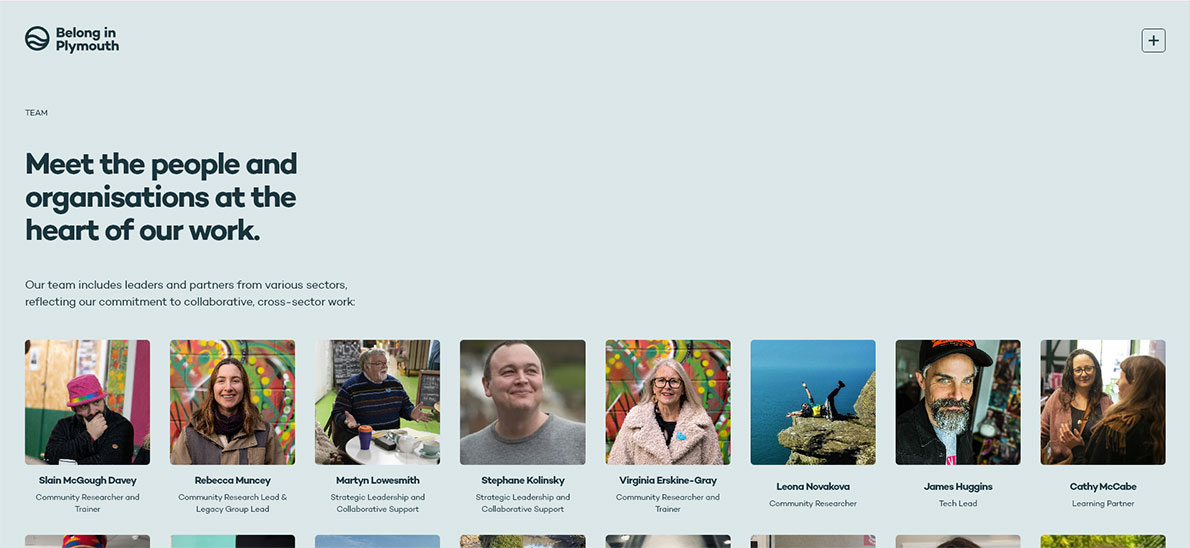 Belong in Plymouth Website - Image 2