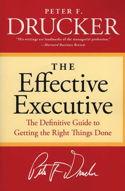 Book summary for The Effective Executive