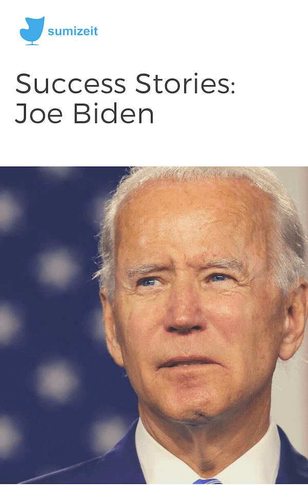 book summary - Joe Biden by Sumizeit Team