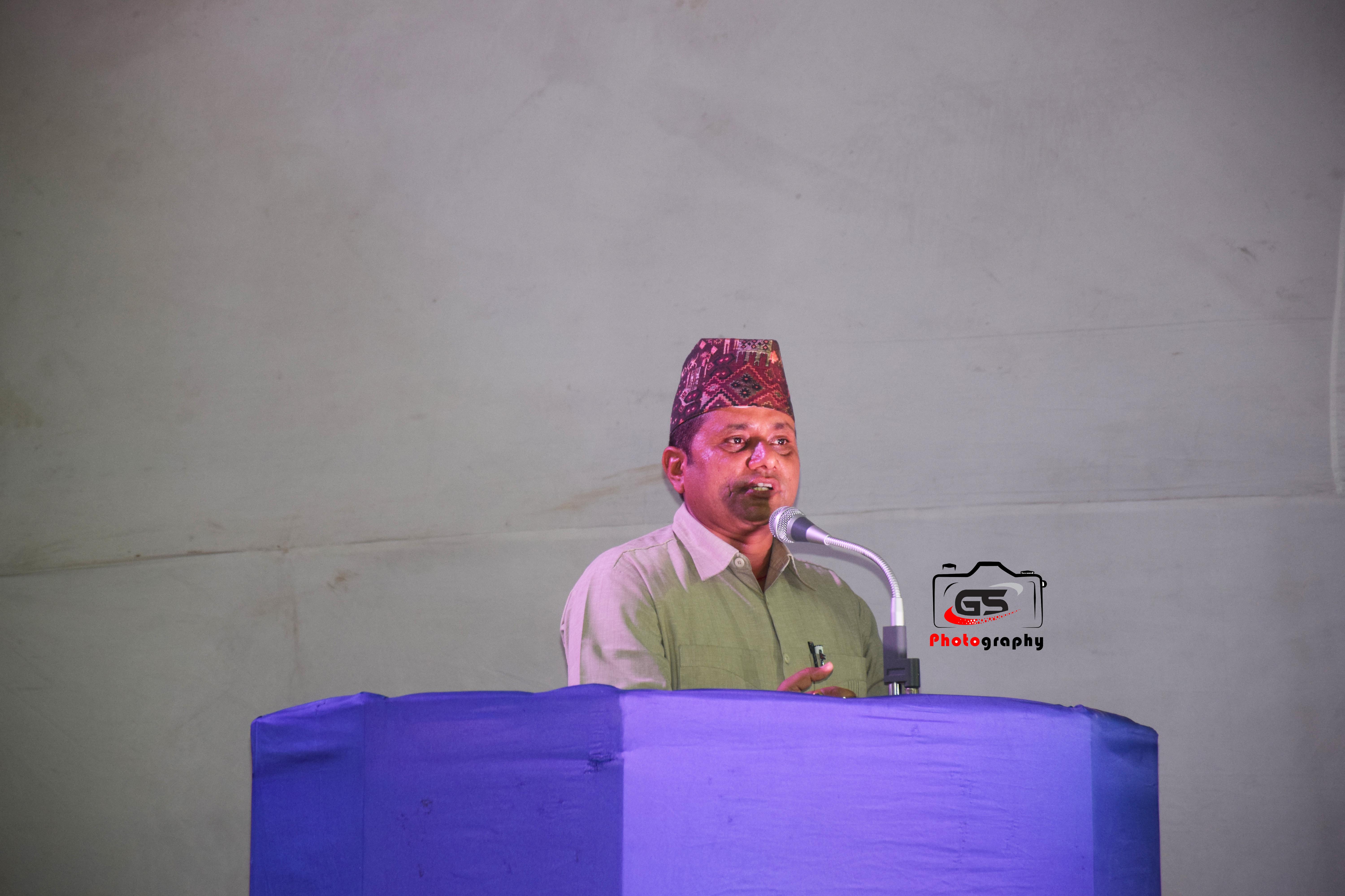 Welcome speech by Mayor Bhim Parajuli.