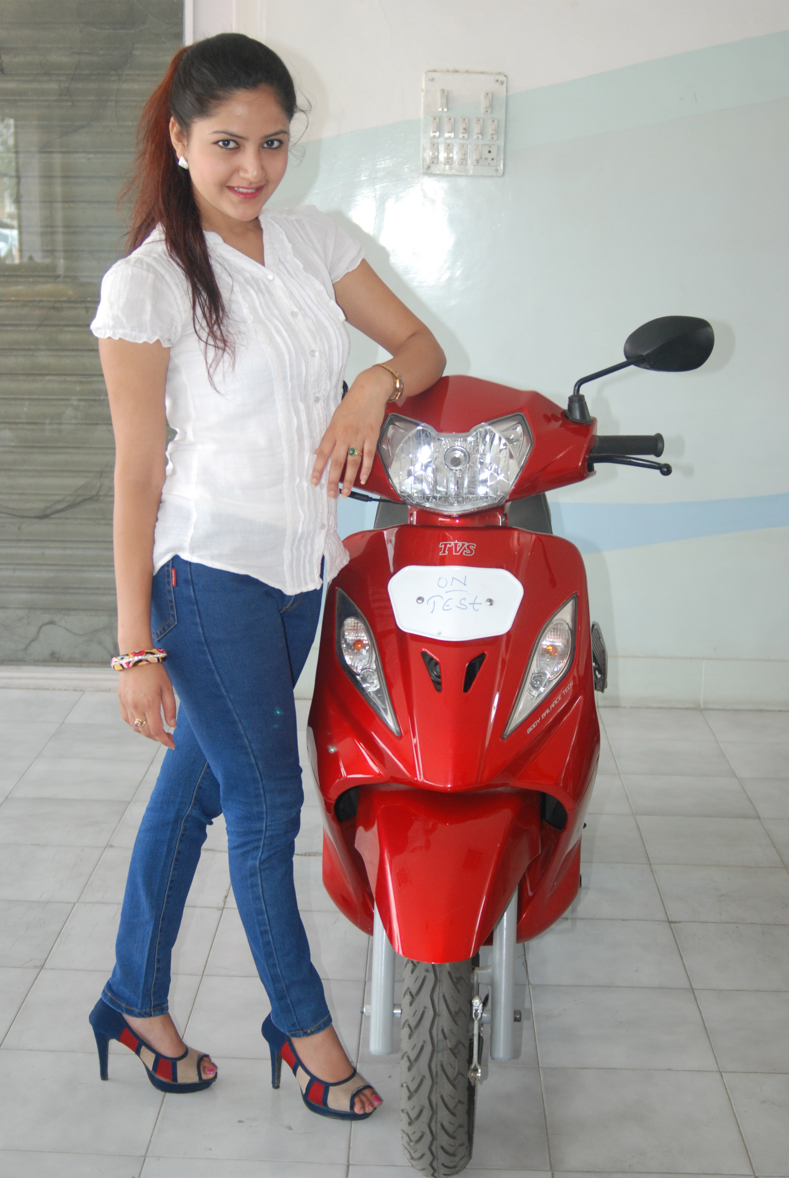 Actress Barsha Siwakoti posing for a photo.