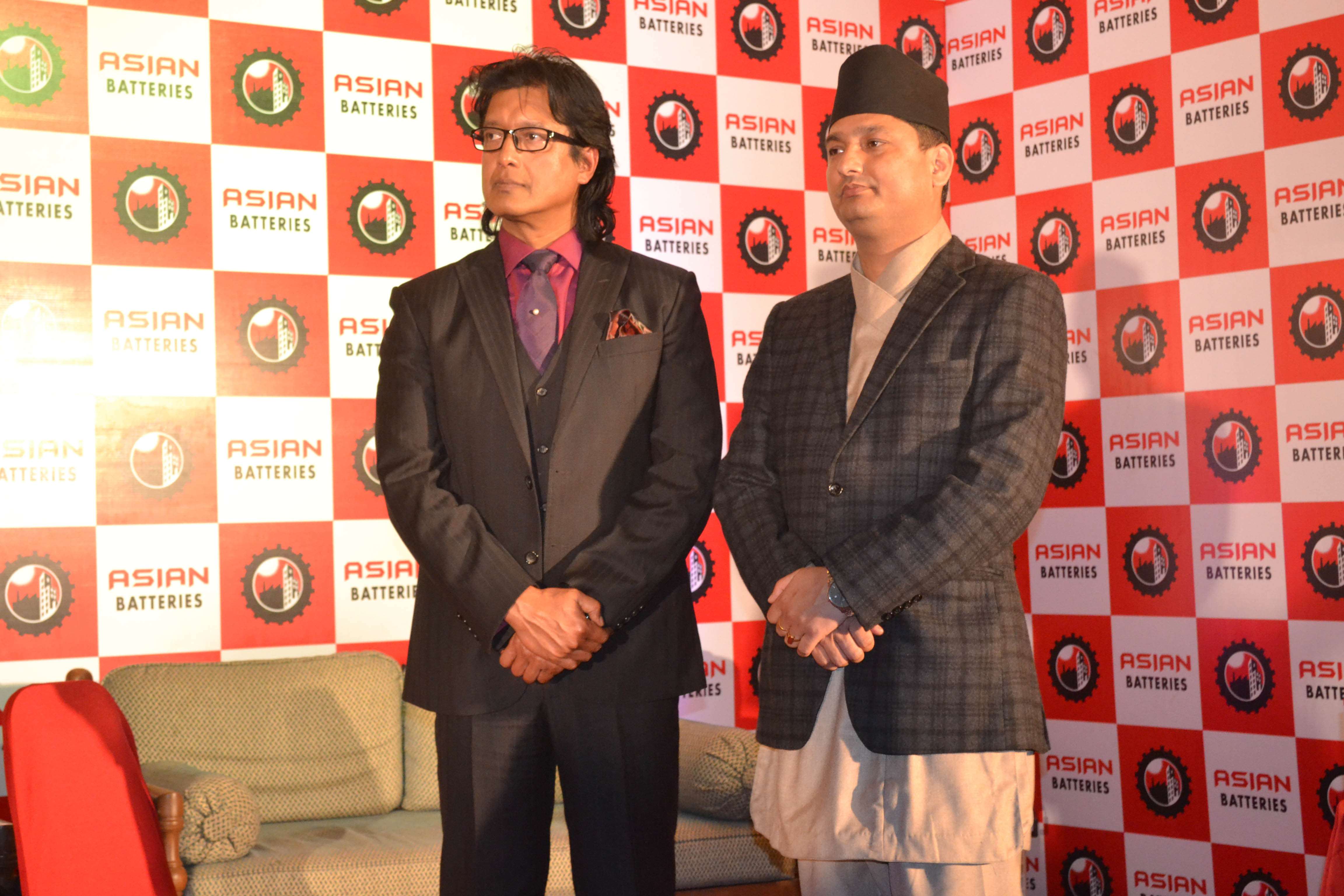 Rajesh Hamal Celebrity guest and Director of Asian Battery Sujan Thapa