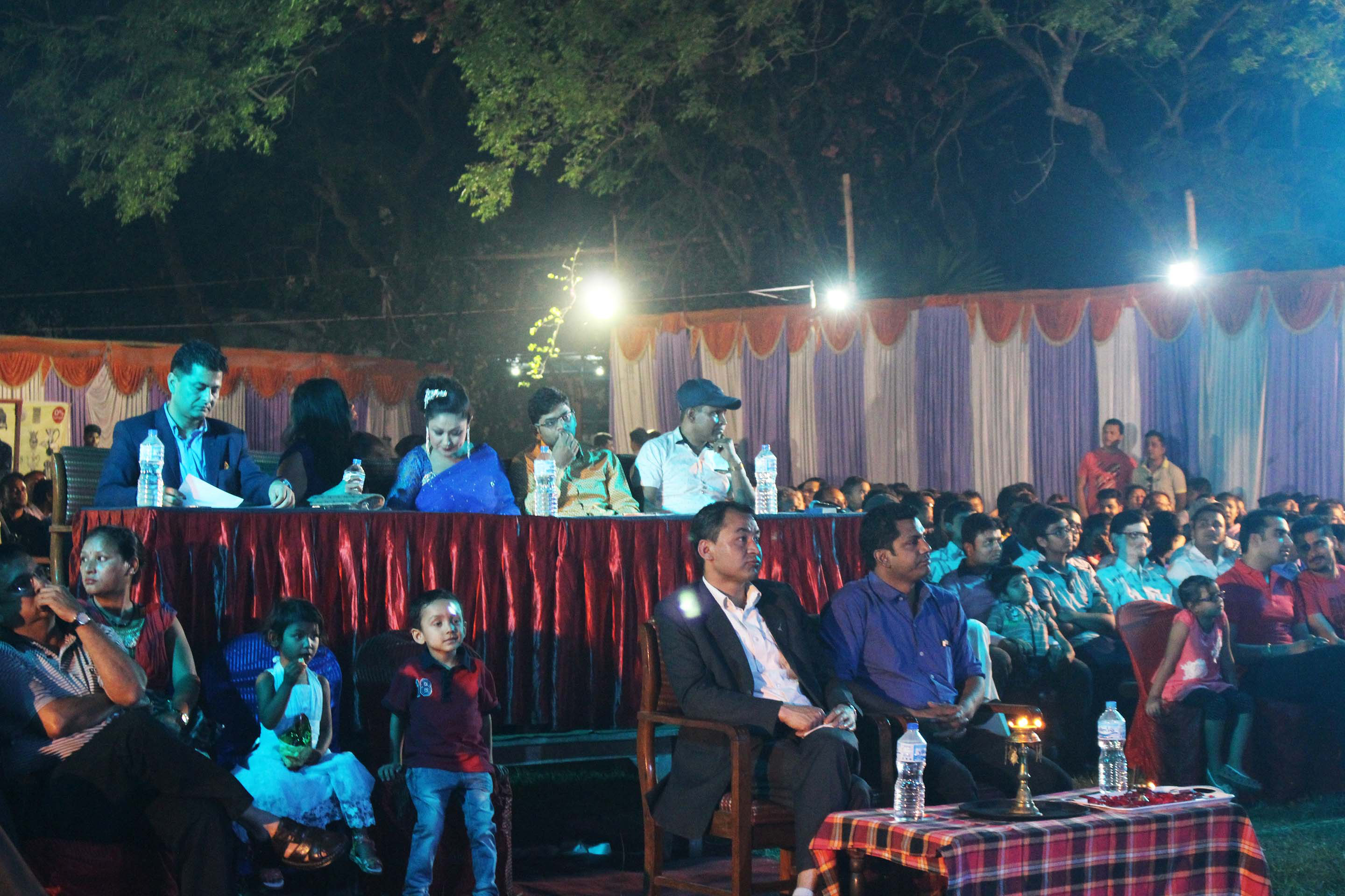 The judge panel, including Mahesh Swar (AGM of Kantipur Publication) and Santosh Shrestha (President of AAN).