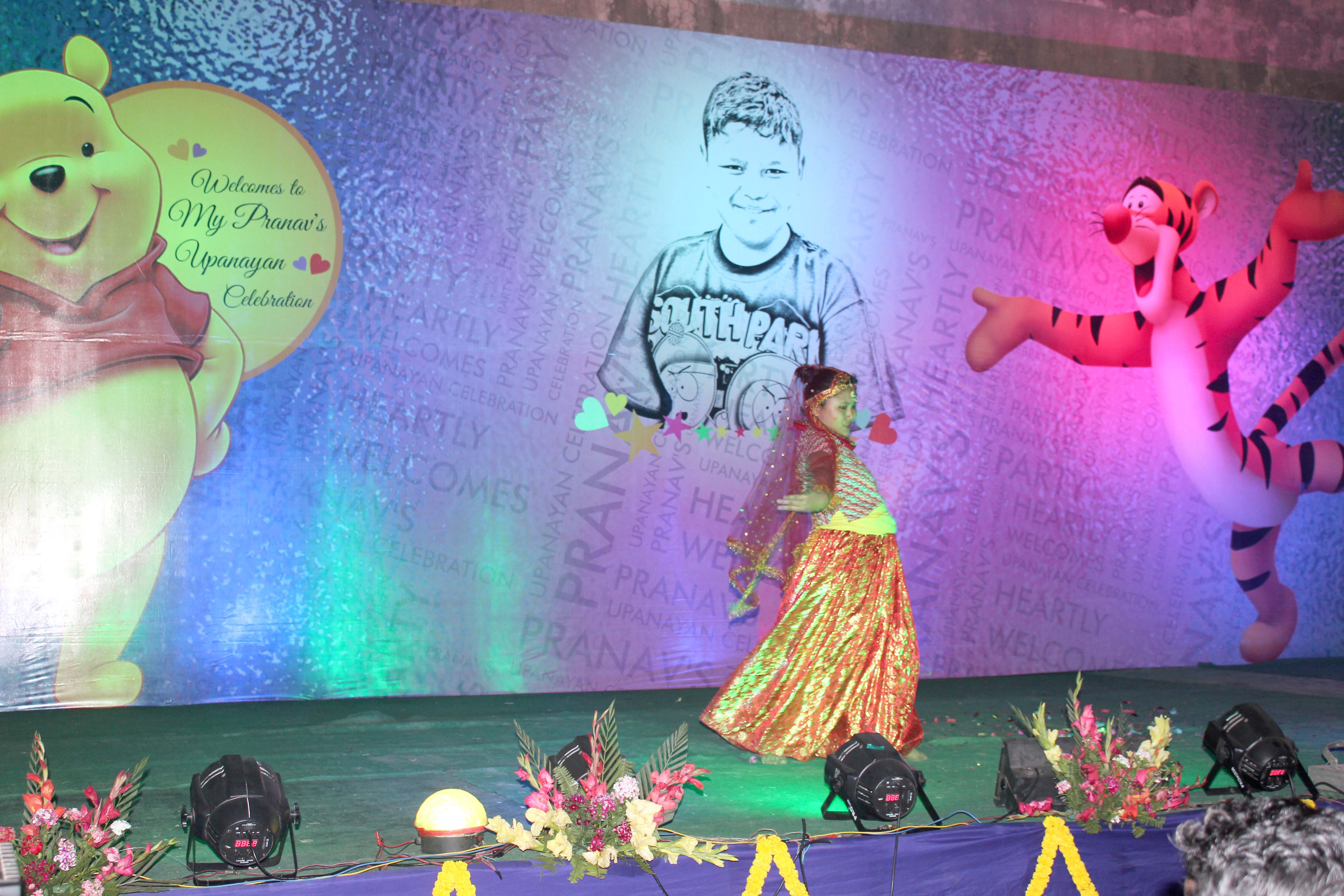 A dance performance on stage during the celebration.