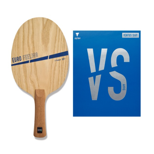 Euro Feeling + Ventus Stiff –מחבט טניס שולחן מקצועי מודבק ומוכן למשחק 