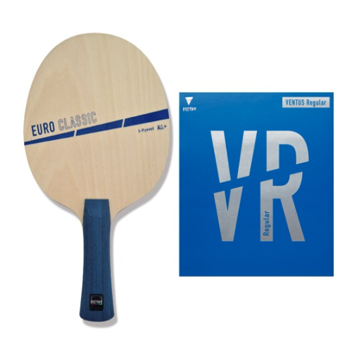 Euro Classic + Ventus Regular מחבט טניס שולחן מקצועי מודבק ומוכן למשחק