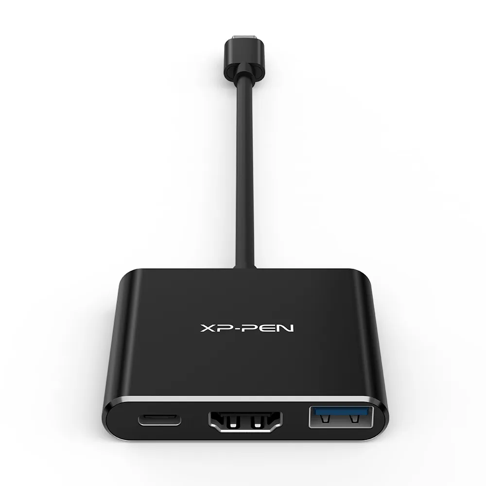 רכזת USB-C רב תכליתית 3 ב-1 (מסוג C ל-USB+HDMI+PD)

