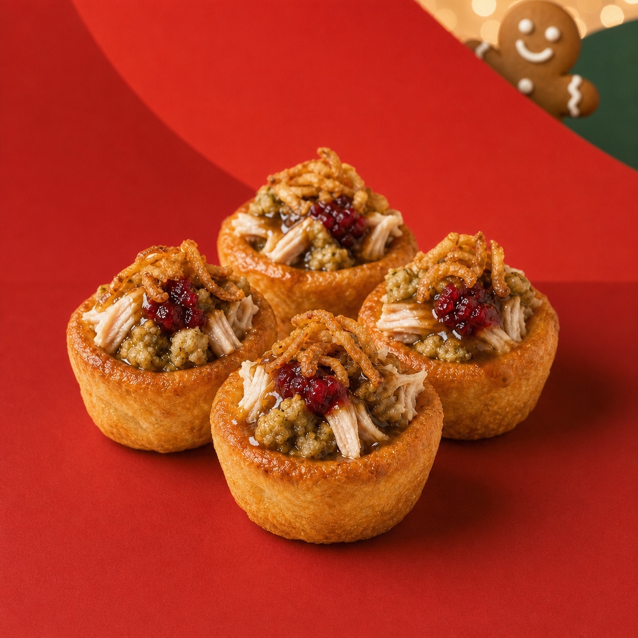 Stuffed mini Yorkshires