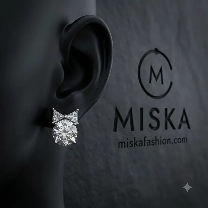 Bow Stud Earrings, photo 3
