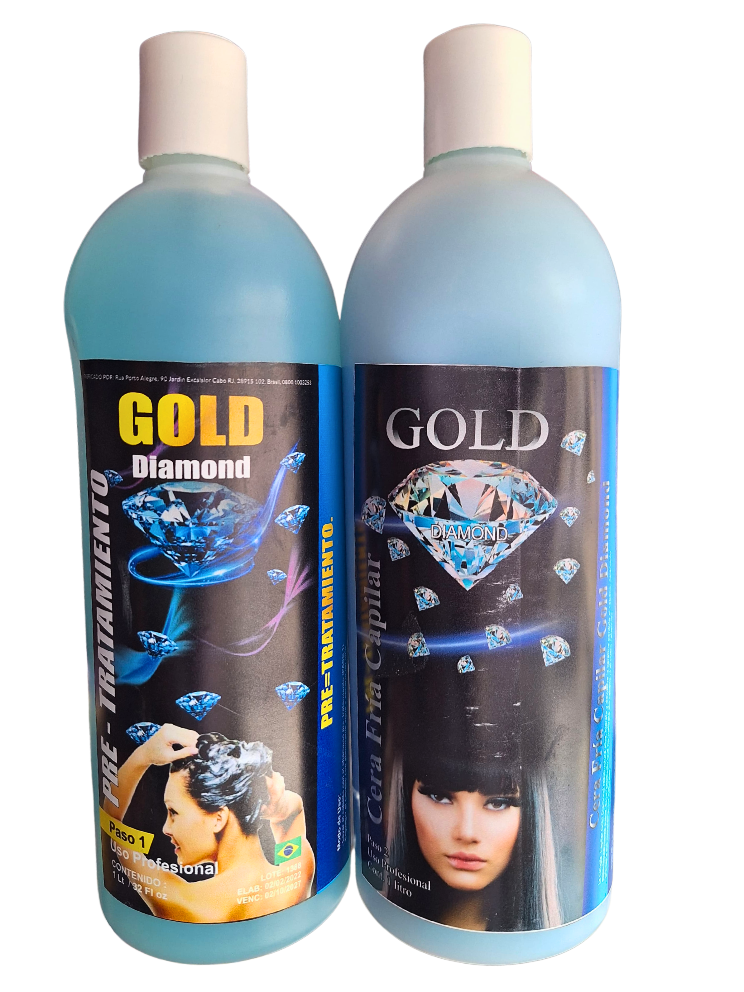 Kit Gold Diamond – Alisado Profesional con Cera Fría