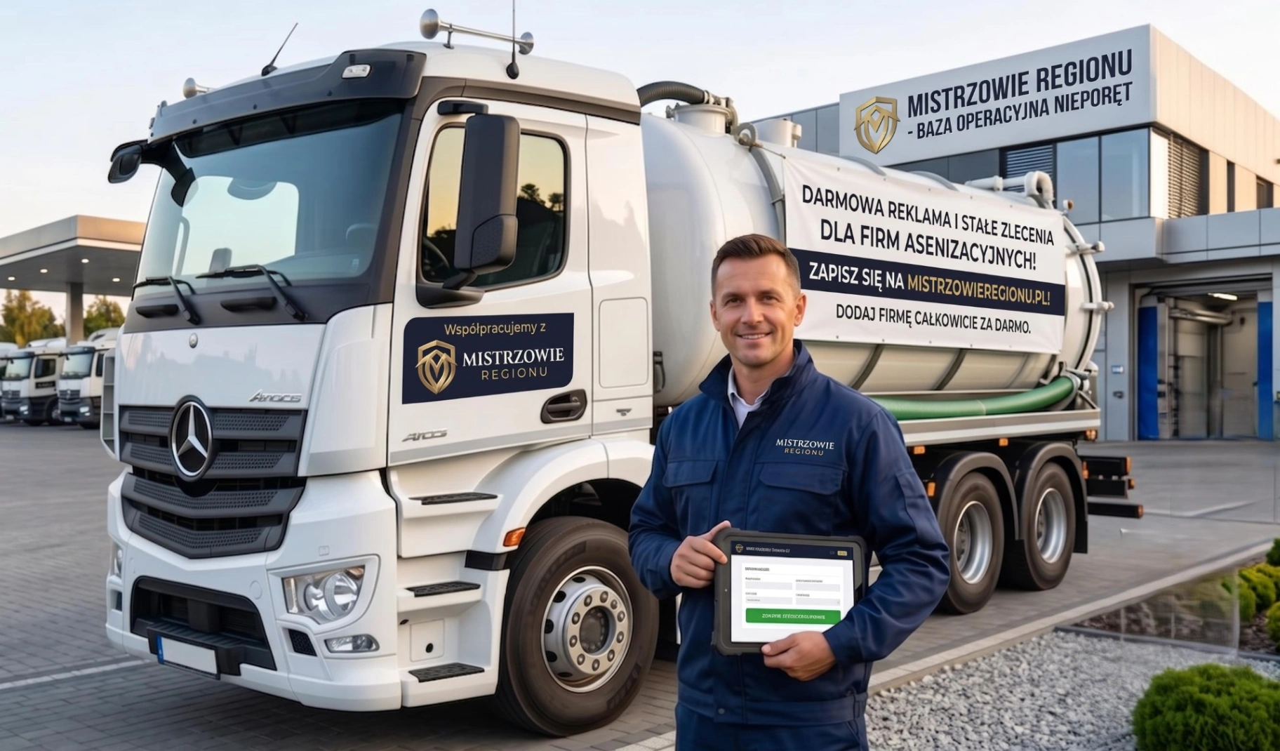 Masz szambiarkę? Zdobądź nowe zlecenia i rozwiń biznes z portalem Mistrzowie Regionu!