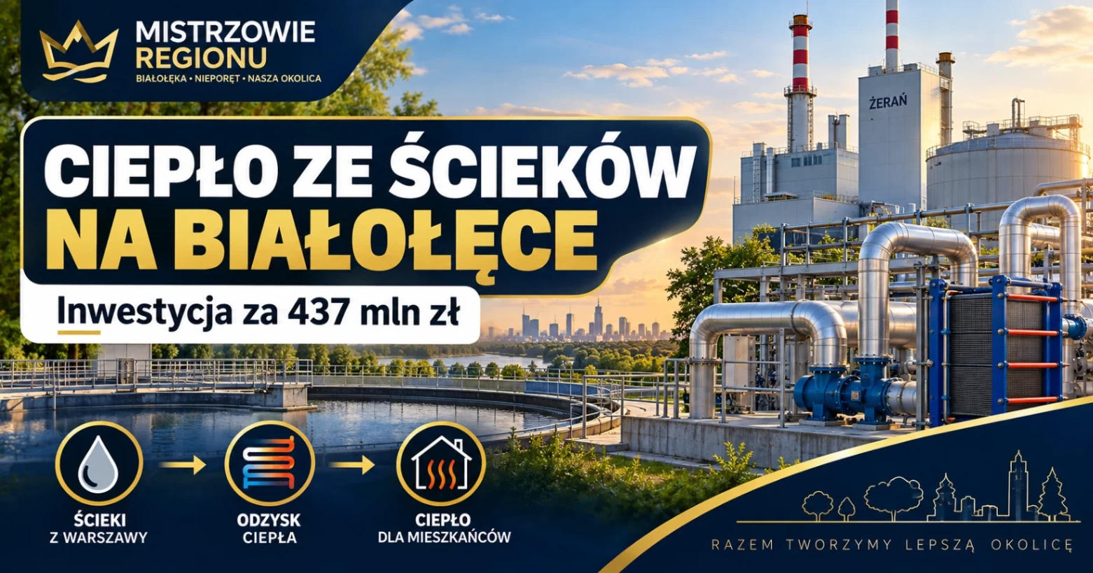 Ścieki ogrzeją tysiące mieszkań.