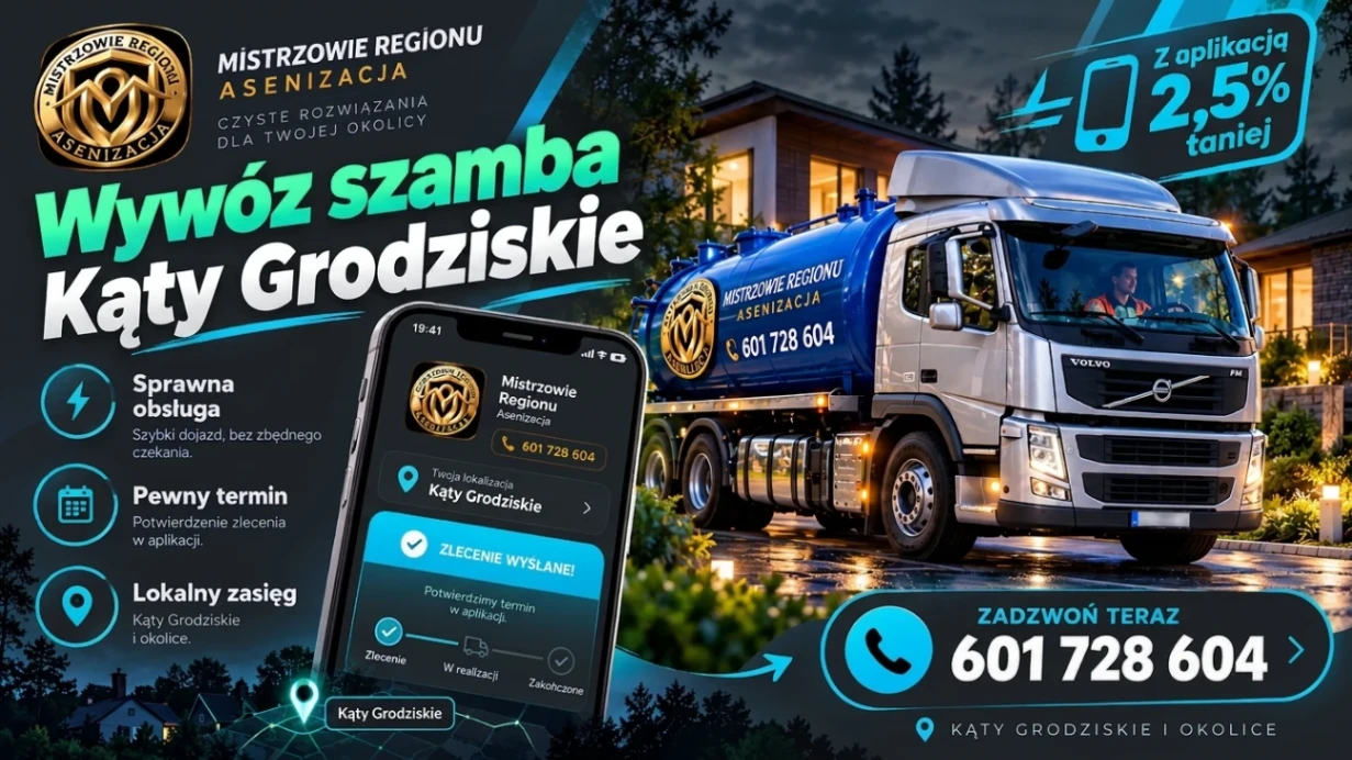 Wywóz szamba Kąty Grodziskie
