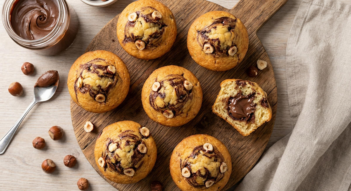 Muffin alla Nutella