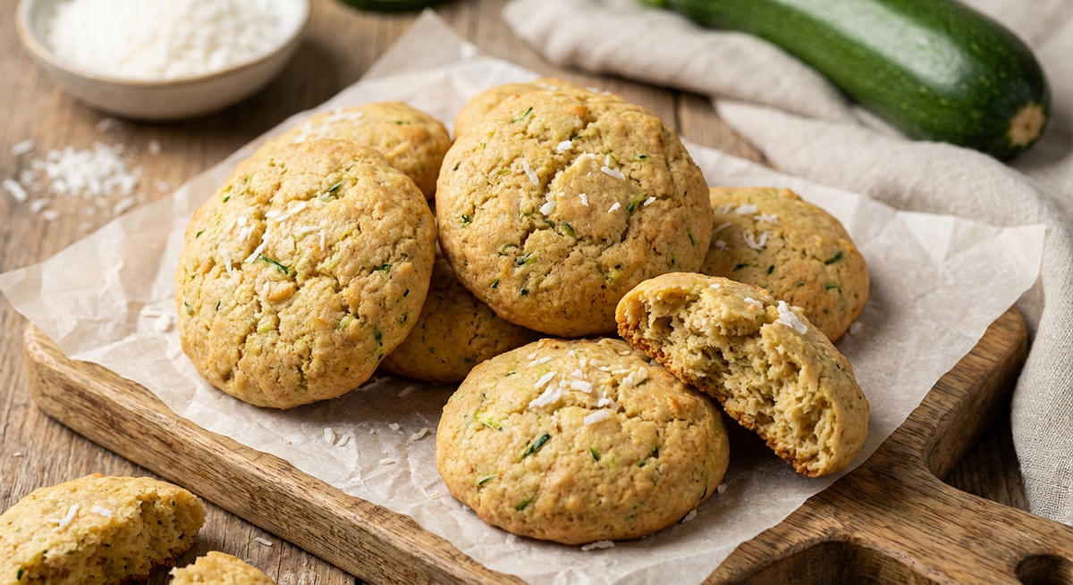 Galletas de Calabacín y Coco