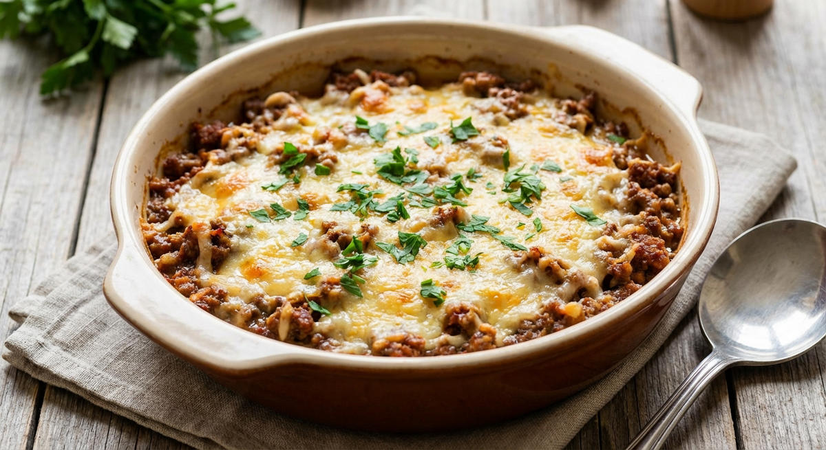 Hackfleisch-Käse-Auflauf