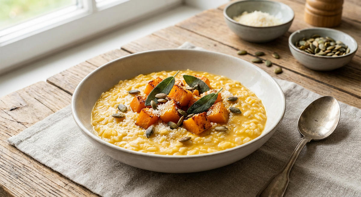 Kürbisrisotto