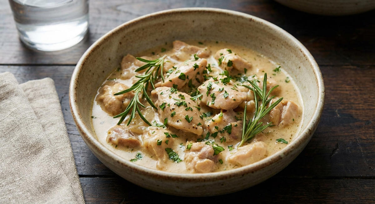 Hähnchengeschnetzeltes mit Rosmarin