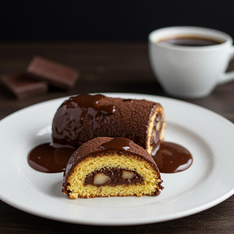 Warmes Schokoladenküchlein