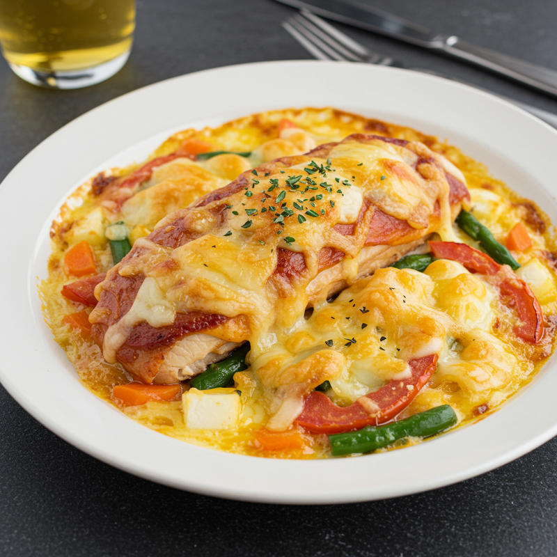 Chicorée mit Schinken und Käse überbacken