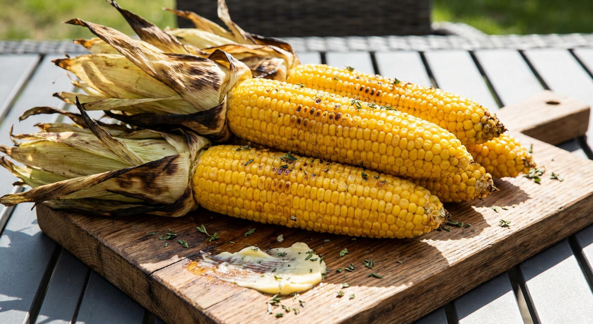 Pannocchie di mais grigliate