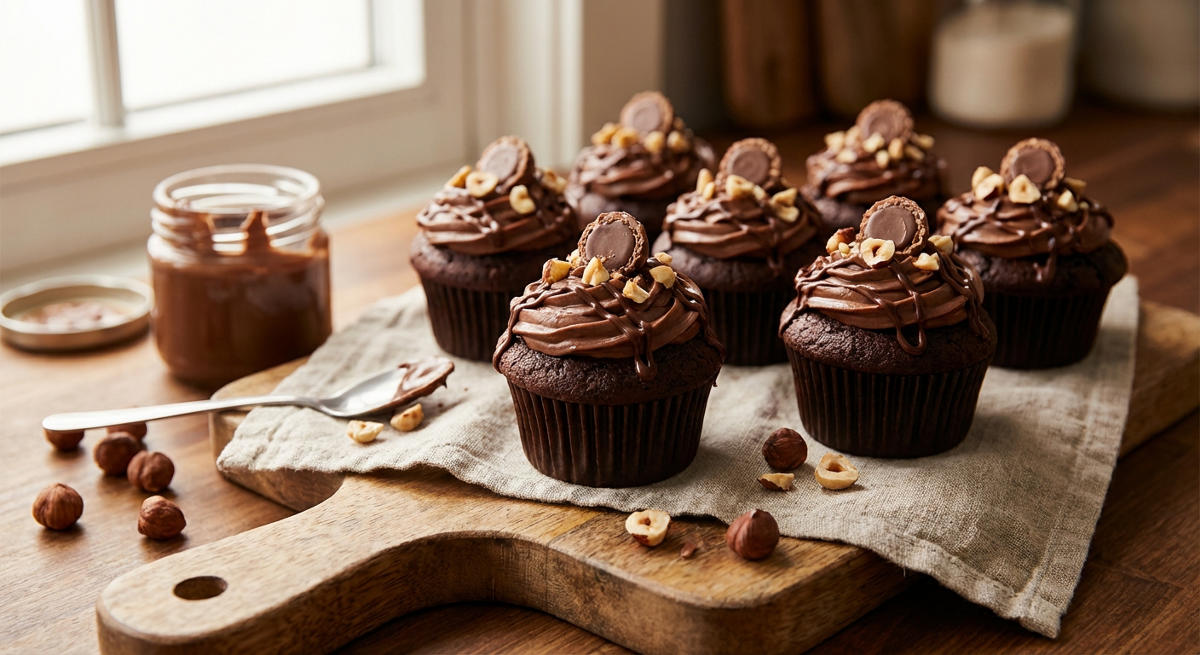 Nutella Schoko Cupcakes