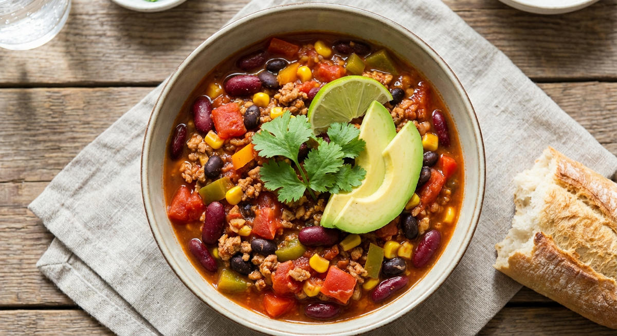 Veganes Chili sin Carne