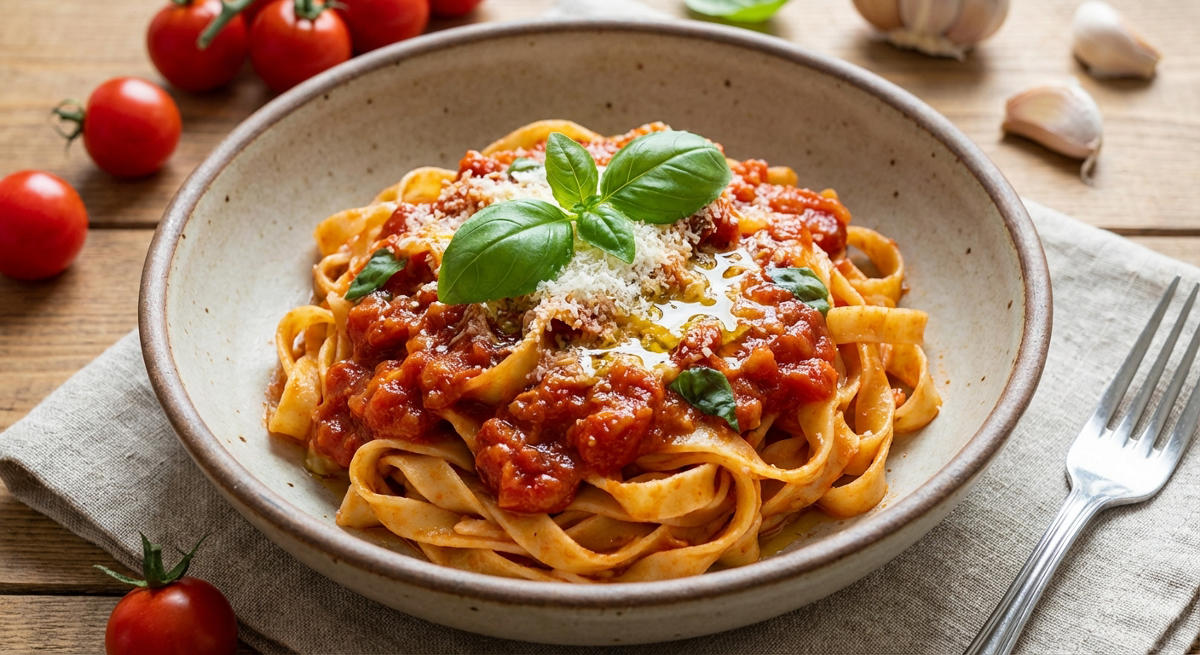 Sauce Tomate aux Pâtes