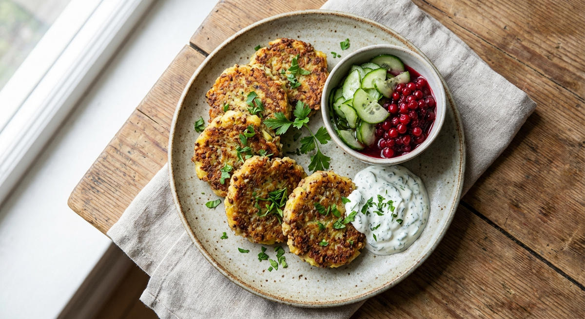 Kartoffel-Buchweizen-Bratlinge