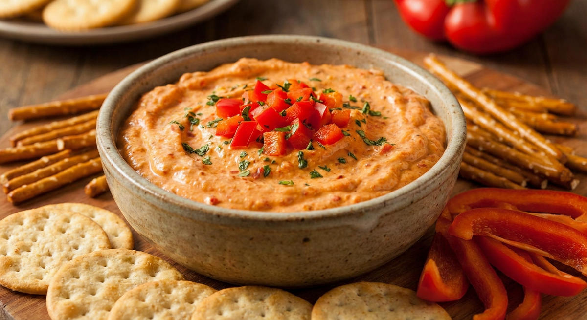 Käse-Paprika-Dip