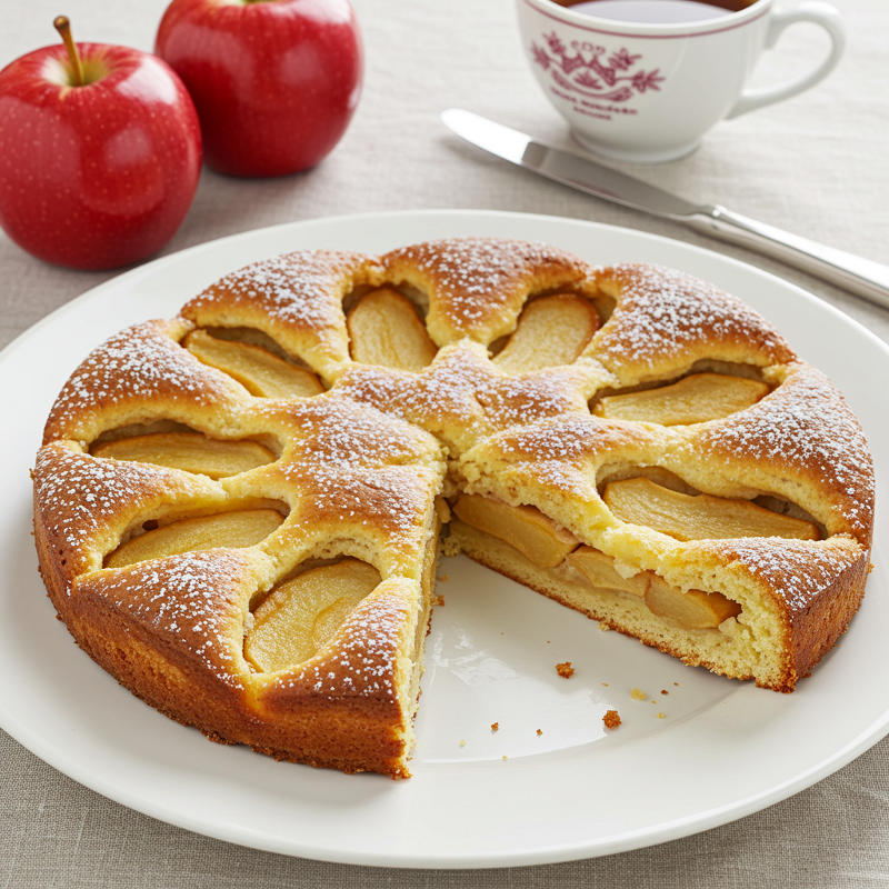 Apfelkuchen vom Blech